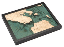 Golden Gate / San Francisco Topographic Depth Chart Map